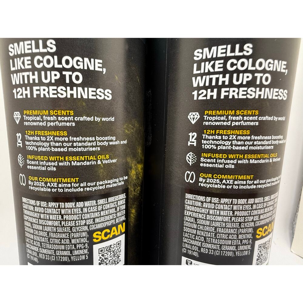 Axe Fine Fragrance Collection Men's Body Wash Golden Mango - Picture 3 of 4